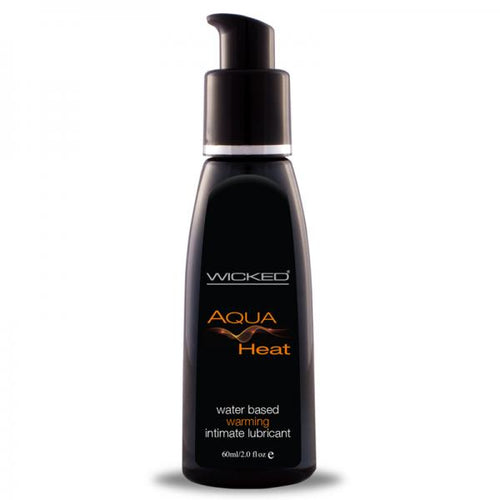 Wicked Aqua Heat Waterbased Warming Sensation Lubricant 2oz.