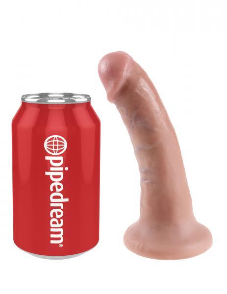 King Cock 6 Inches Dildo Beige - happyshop365247