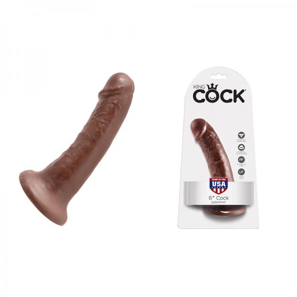 King Cock 6 Inches BrownDildo - happyshop365247