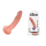 King Cock 7in Cock - Beige