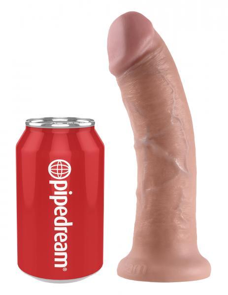 King Cock 8 Inches Dildo Beige - happyshop365247