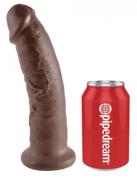 King Cock 9 Inch Dildo - Brown - happyshop365247