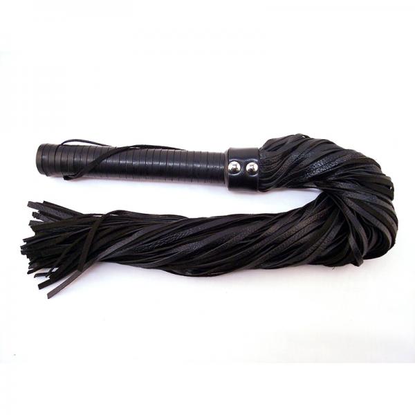Rouge Long Suede Flogger Leather Handle Black - happyshop365247