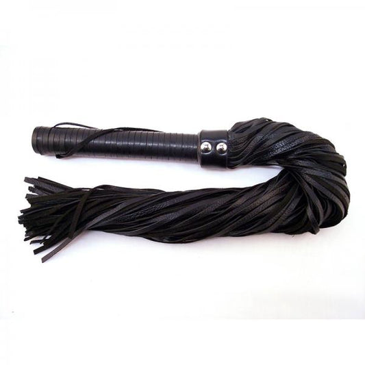 Rouge Long Suede Flogger Leather Handle Black - happyshop365247