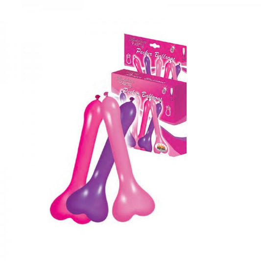 Pecker Balloons Assorted Colors-(6/box) - happyshop365247