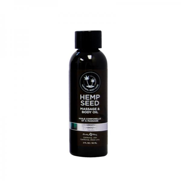 Earthly Body Massage Oil Lavender 2oz - happyshop365247