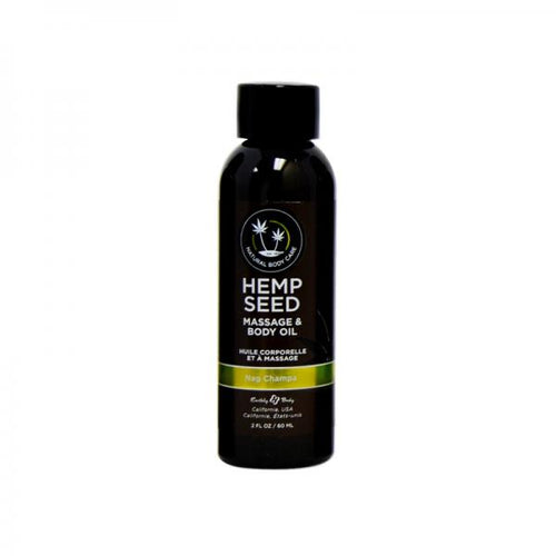 Earthly Body Massage Oil Nag Champa 2oz - happyshop365247