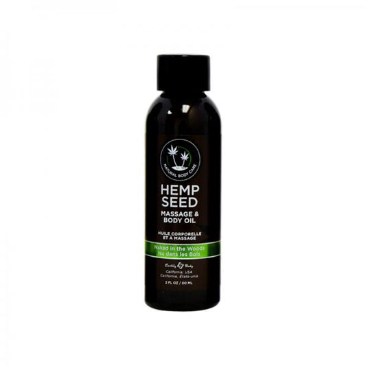 Earthly Body Massage Oil Naked In The Woods 2oz - happyshop365247