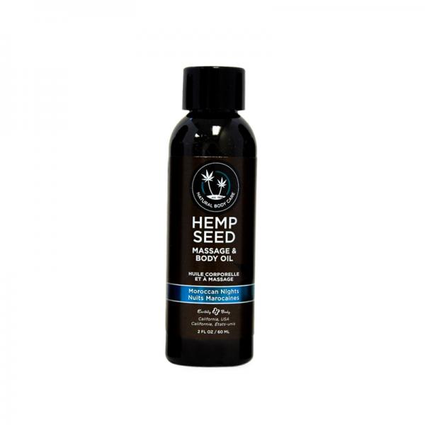 Earthly Body Massage Oil Moroccan Nights 2oz - happyshop365247
