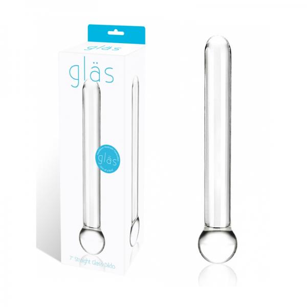 Glas 7 inches Straight Glass Dildo Clear - happyshop365247