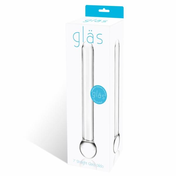 Glas 7 inches Straight Glass Dildo Clear - happyshop365247