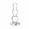 Glass Butt Plug 4 Inches Clear - happyshop365247