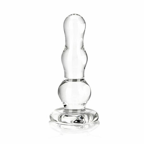Glass Butt Plug 4 Inches Clear - happyshop365247