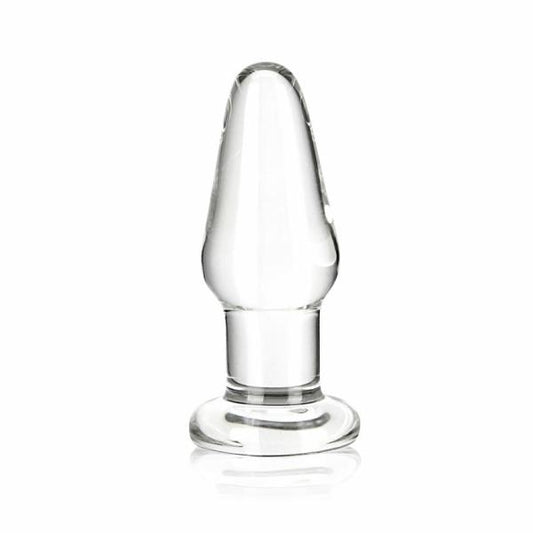 Glas 3.5 inches Glass Butt Plug Clear - happyshop365247
