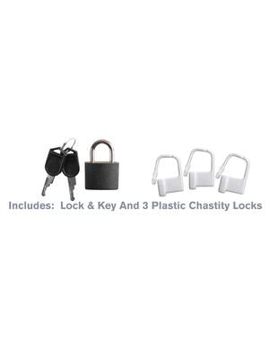 Fantasy C-Ringz Hardcore Silicone Cock Blocker Black - happyshop365247