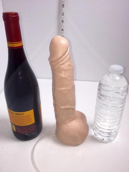 Piss Off Dildo with Suction Cup - Beige - happyshop365247