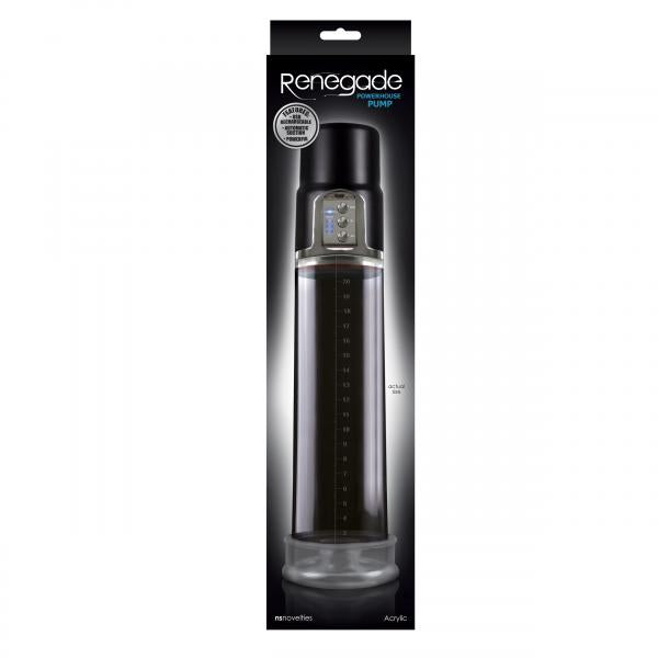 Renegade Powerhouse Pump Rechargeable Black - happyshop365247