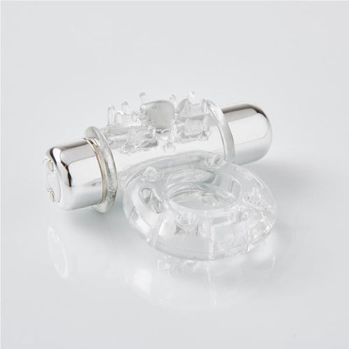 Sensuelle Bullet Ring 7 Function Cockring Clear - happyshop365247