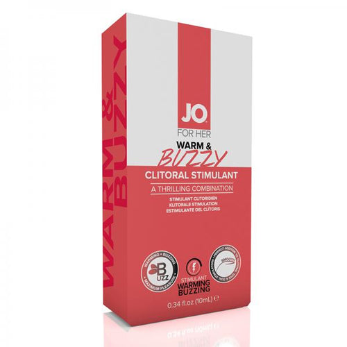 Jo Warm & Buzzy - Original - Stimulant (water-based) 0.34 Fl Oz / 10 Ml - happyshop365247