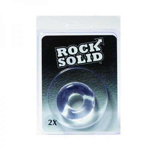 Rock Solid 2x Clear Donut C Ring In A Clamshell - happyshop365247