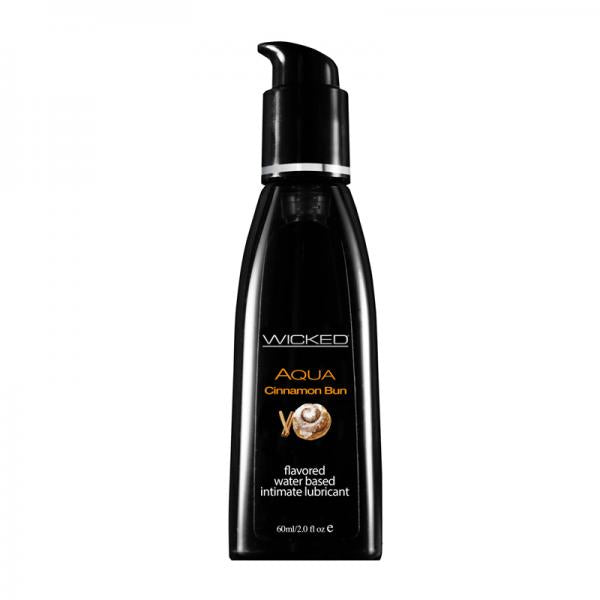 Wicked Aqua Lube Cinnamon Bun 2oz - happyshop365247