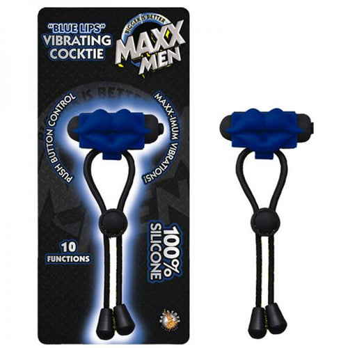 Maxx Men Blue Lips Vibrating Cocktie Blue - happyshop365247