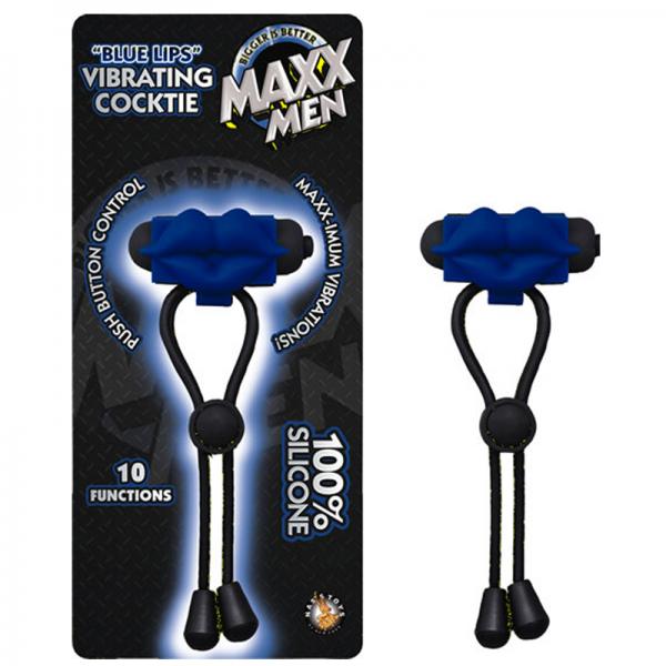 Maxx Men Blue Lips Vibrating Cocktie Blue - happyshop365247