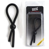 Rock Solid Lasso Single Adjustable Black Silicone Cock Tie - happyshop365247