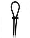 Rock Solid Lasso Single Adjustable Black Silicone Cock Tie - happyshop365247