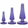 Crystal Jellies Anal Initiation Kit Purple - happyshop365247