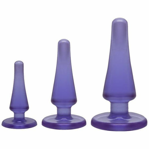 Crystal Jellies Anal Initiation Kit Purple - happyshop365247