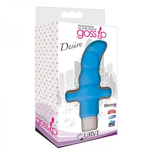 Gossip Desire 3 Speed 4 Function Silicone Vibe Blue - happyshop365247