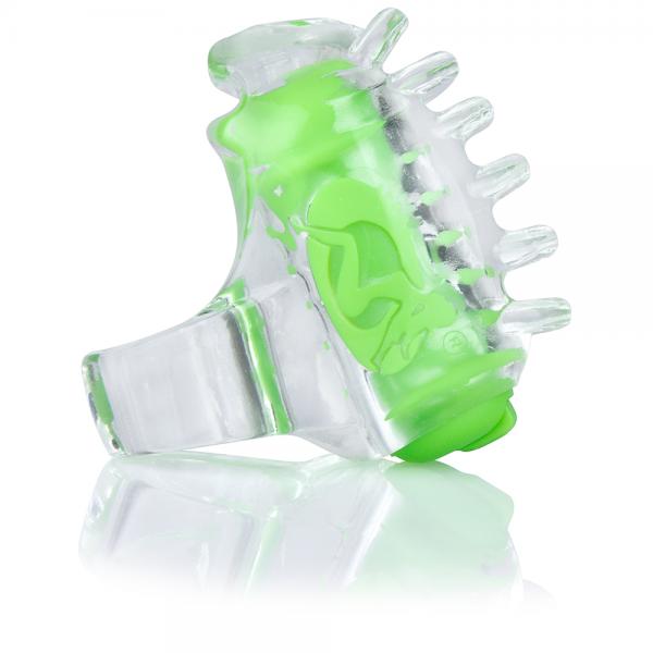 Color Pop Fingo Tip Green Finger Vibrator - happyshop365247