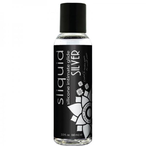 Sliquid Naturals Silver Silicone Lubricant 2oz - happyshop365247