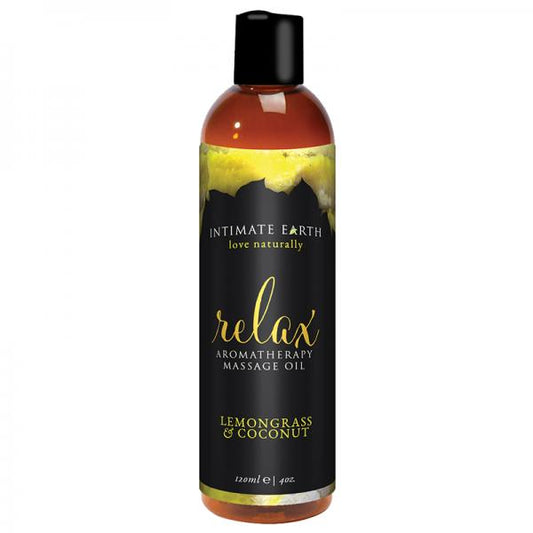 Intimate Earth Relax Massage Oil 4oz - happyshop365247
