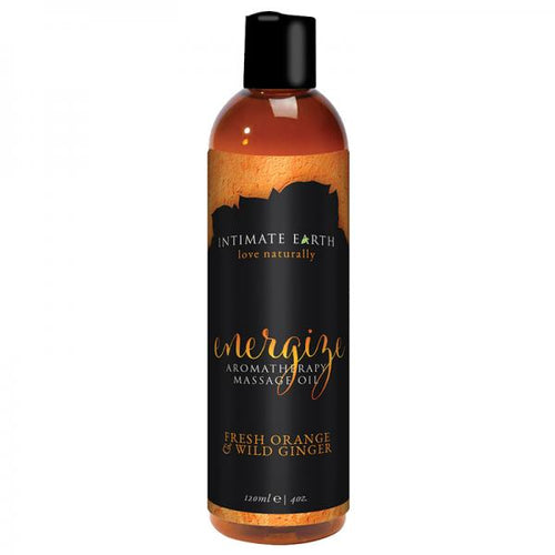 Intimate Earth Energize Massage Oil 4oz - happyshop365247