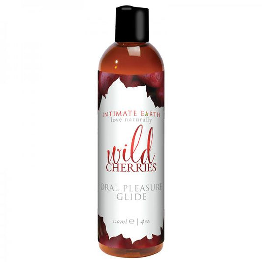 Intimate Earth Wild Cherries Flavored Glide 120ml. - happyshop365247
