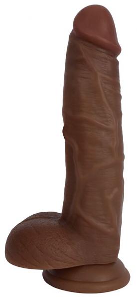 Jock Dong With Balls 9 inches Chocolate Brown - happyshop365247