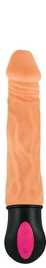Natural Realskin Hot Cock #1 7 inches Dildo Beige - happyshop365247