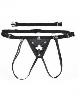 King Cock Fit Rite Harness Black Nylon Strap On - happyshop365247