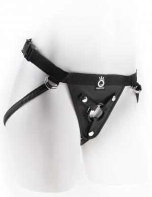 King Cock Fit Rite Harness Black Nylon Strap On - happyshop365247