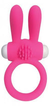 Neon Rabbit Ring Vibrator Pink - happyshop365247