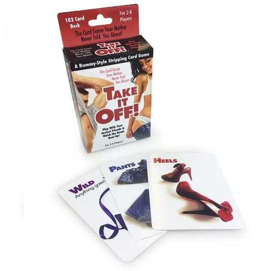 Take It Off, Stripping Card Game - happyshop365247