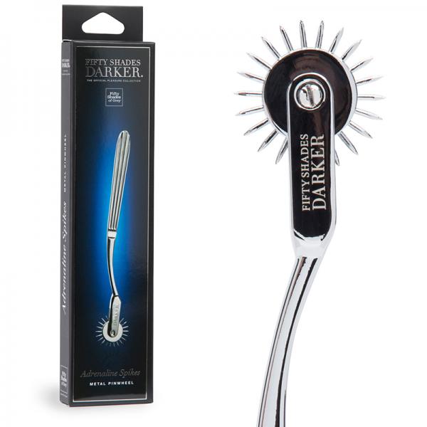 Fifty Shades Darker Adrenaline Spikes Metal Pinwheel - happyshop365247