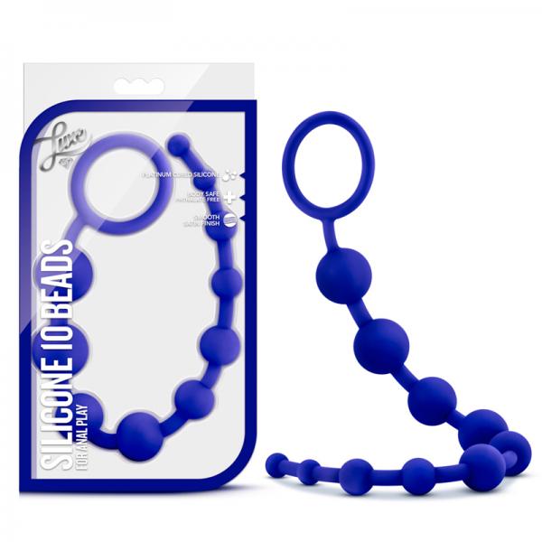 Luxe - Silicone 10 Beads - Indigo - happyshop365247