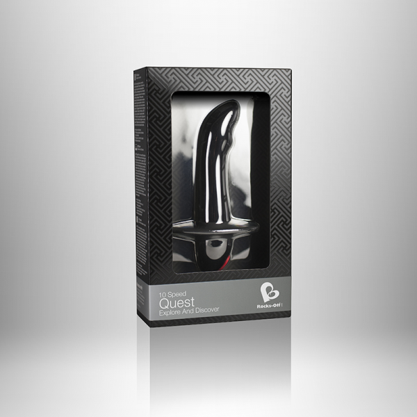 Quest Prostate 7X Bullet Vibrator Black - happyshop365247