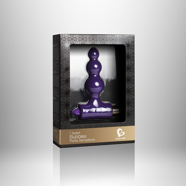 Petite Sensations Bubbles 7X Purple Butt Plug - happyshop365247