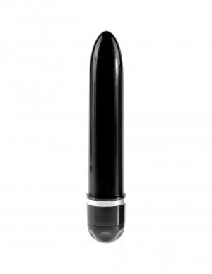 King Cock 7 inches Vibrating Stiffy Brown - happyshop365247