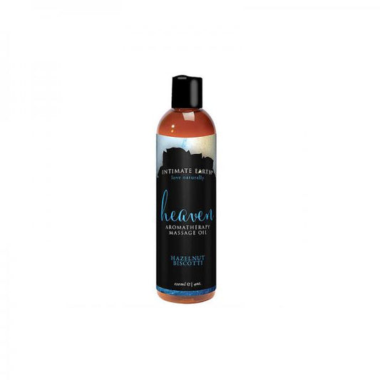 Intimate Earth Heaven Hazelnut Biscotti Massage Oil 4oz - happyshop365247