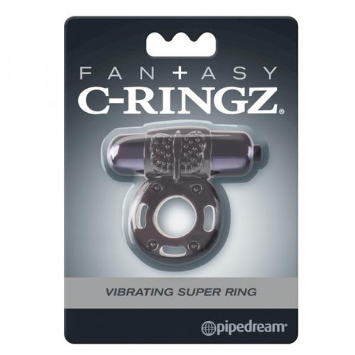 Fcr - Fantasy C-ringz Vibrating Super Ring Black - happyshop365247